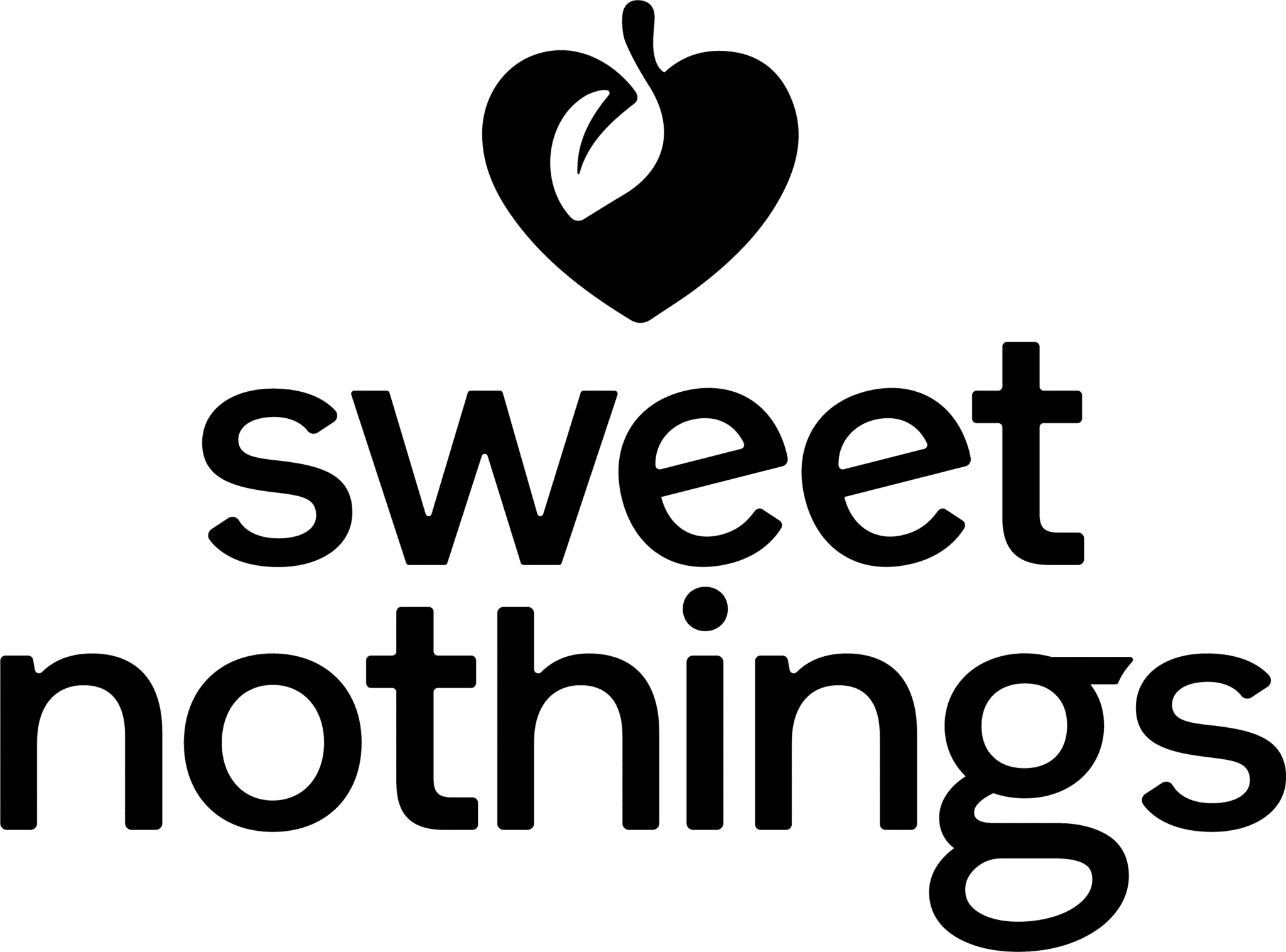 SweetNothings_Logos_FullLogo_vertical_black